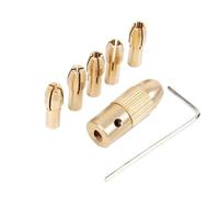 EdvenA Mandrino per trapano senza chiave adattatore avvitatore a percussione testa cacciavite micro motore serraggio gambo esagonale mini mandrini fissaggio punte adattatore (colore: A, dimensioni: