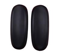 EDvkrgqx Copri-Sedia da Ufficio Elasticizzato e Rimovibile, Bracciolo di Ricambio for Sedia da Gioco Ufficio, 2 Pezzi in Pelle PU, Nero