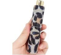 EDvkrgqx Flacone spray portatile per profumo, Mini flaconi da viaggio for profumo Flacone atomizzatore ricaricabile con diamante portatile 10 ml Multicolor(Leopard)