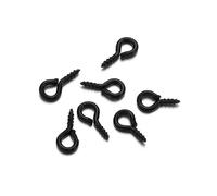 EDvkrgqx Mini Ganci ad Occhiello a Vite, Spilli a Vite Piccoli in Acciaio Inossidabile, Multicolori, Dimensioni Multiple, Gioielli da 300/500 Pezzi(Black,5x10mm 300pcs)