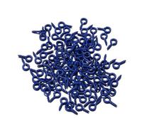 EDvkrgqx Mini Ganci ad Occhiello a Vite, Spilli con Occhielli Multicolori 4x8 mm 200 Pezzi for creazione di Gioielli(Dark Blue)