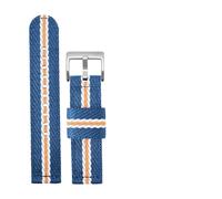 EDVTK35 18mm 20mm 22mm 24mm Cinturino in Morbida Tela Compatibile con Timex No. 5 Cinturino in Nylon Solare Cinturino in Tela a Doppio Strato(Color 04 SK_18mm)