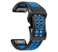 EDVTK35 - Cinturino tattico a energia solare, compatibile con Garmin Instinct 2 / Instinct Tactical Solar Band a sgancio rapido da 22 mm, cinturino in silicone bicolore