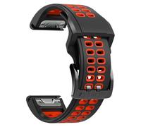 EDVTK35 - Cinturino tattico a energia solare, compatibile con Garmin Instinct 2 / Instinct Tactical Solar Band a sgancio rapido da 22 mm, cinturino in silicone bicolore
