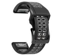 EDVTK35 - Cinturino tattico a energia solare, compatibile con Garmin Instinct 2 / Instinct Tactical Solar Band a sgancio rapido da 22 mm, cinturino in silicone bicolore