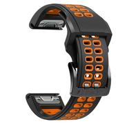 EDVTK35 - Cinturino tattico a energia solare, compatibile con Garmin Instinct 2 / Instinct Tactical Solar Band a sgancio rapido da 22 mm, cinturino in silicone bicolore