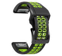 EDVTK35 - Cinturino tattico a energia solare, compatibile con Garmin Instinct 2 / Instinct Tactical Solar Band a sgancio rapido da 22 mm, cinturino in silicone bicolore