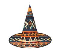 EdWal Africano Modelli Nazionali Stampa Halloween Strega Cappello Costume Accessorio Donne Cappelli Per Halloween Partito Cosplay Per La Casa, Cortile,