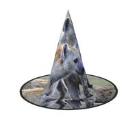 EdWal Animali Iena Stampa Halloween Strega Cappello Costume Accessorio Donne Cappelli Per Halloween Festa Cosplay Per La Casa, Cortile,