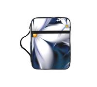 EdWal Artistic Daisy Floral Print Bible Case Cosmetic Bag con manico robusto Wash Bag Tablet Sleeve Small Tool Bag per libri