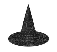 EdWal Astratto Scienza Chimica Stampa Halloween Strega Cappello Costume Accessorio Donne Cappelli Per Halloween Partito Cosplay Per La Casa, Cortile,