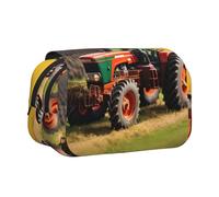 EdWal Azienda Agricola Tractors Stampa Astuccio di Tela Penna Matita Sacchetto di Grande Capacità Organizzatore Multifunzionale Matita Bag