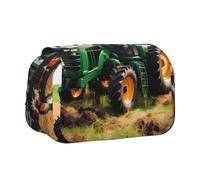 EdWal Azienda Agricola Trattore Stampa Astuccio Tela Penna Matita Sacchetto di Grande Capacità Organizzatore Multifunzionale Matita Bag