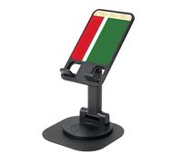 EdWal Bandiera della Repubblica Cecena stampa regolabile pieghevole supporto del telefono, supporto per telefono cellulare girevole a 360 per scrivania, essenziale da viaggio