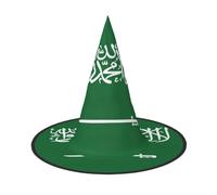 EdWal Bandiera Dell'Arabia Saudita Stampa Halloween Strega Cappello Costume Accessorio Donne Cappelli Per Halloween Partito Cosplay Per La Casa, Cortile,