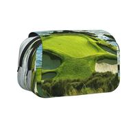 EdWal Beach Golf Course Stampa Matita Astuccio Tela Penna Matita Pouch Grande Capacità Organizzatore Multifunzionale Matita Bag