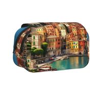 EdWal Bella Italia Stampa Matita Astuccio Tela Penna Matita Pouch Grande Capacità Organizzatore Multifunzionale Matita Bag