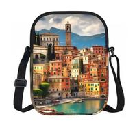 Edwal Bella Italia Stampa Piccola Borsa A Tracolla Per Le Donne Impermeabile Del Telefono Borsa Con La Cinghia Regolabile Per Il Lavoro Di Viaggio