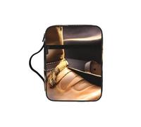 EdWal Borsa cosmetica con stampa di cappello e stivali da cowboy con manico robusto borsa per il lavaggio borsa per tablet piccola borsa per attrezzi per libri