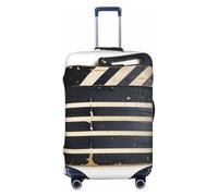 EdWal Classic Movie Clapboard Nero Stampa Valigie Copertura Protettiva Bagagli Da Viaggio Copertura Bagagli Lavabile Anti-Graffio, Nero , S