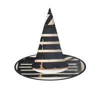 EdWal Classico Film Clapboard Nero Stampa Halloween Strega Cappello Costume Accessorio Donne Cappelli Per Halloween Partito Cosplay Per La Casa, Cortile,
