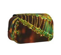 EdWal DNA Chain Photo Print Pencil Case Canvas Pen Pencil Pouch Large Capacity Organizer Multifunzionale Pencil Bag