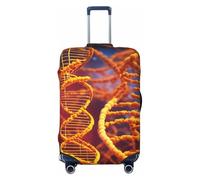 EdWal DNA Chain Photo Print Valigie Copertura Protettiva Bagagli Da Viaggio Copertura Bagagli Lavabile Anti-Graffio, Nero , M