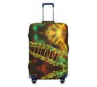 EdWal DNA Chain Photo Print Valigie Copertura Protettiva Bagagli Da Viaggio Copertura Bagagli Lavabile Anti-Graffio, Nero , XL
