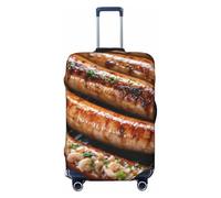 EdWal Fast Food Stampa Valigie Copertura Protettiva Bagagli Da Viaggio Copertura Bagagli Lavabile Anti-Graffio, Nero , S