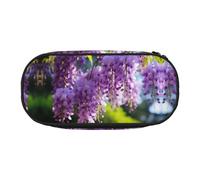 EdWal Glicine Fiori con Stampa Dreamy Colors3 Grande Capacità Matita Astuccio Grande Astuccio Cancelleria Penna Bag Ufficio College Scuola, Nero , Taglia unica, Organizer per borse