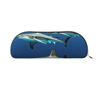 EdWal Hammerhead Sharks - Astuccio portamatite, elegante, astuccio per matite e cosmetici, per donne, trousse da viaggio, Argento, En storlek, Borsa da toilette