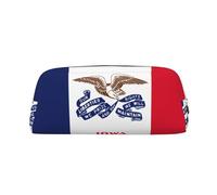 EdWal Iowa State Flag Print Pencil Case Large Pencil Pouch Stationery Pen Bag Office College School Makeup Bag, Oro, Taglia unica, Beauty case