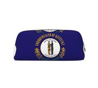 EdWal Kentucky State Flag Print Pencil Case Large Pencil Pouch Stationery Pen Bag Office College School Makeup Bag, Oro, Taglia unica, Beauty case