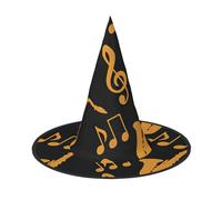 EdWal Note musicali Stampa Treble Halloween Strega Cappello Costume Accessorio Donne Cappelli Per Halloween Festa Cosplay Per La Casa, Cortile,