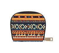 EdWal Porta carte di credito unisex con stampa africana nazionale, per uomini e donne, porta carte di credito, biglietto da visita sottile, bianco, Taglia unica