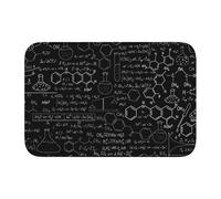 EdWal Tappeto antiscivolo per interni con stampa astratta di chimica scientifica e cristallo, in velluto, per portico o decorazione per la casa, 60 x 40 cm