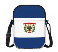Edwal West Virginia Stato Bandiera Stampa Piccola Borsa A Tracolla Per Le Donne Impermeabile Borsa Del Telefono Con Cinghia Regolabile Per Viaggio Lavoro