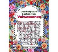 Edward Afrifa M Doolhofpuzzelboeken voor volwassenen, grote letters, (Tascabile)