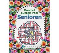 Edward Afrifa M Doolhofpuzzels voor senioren, grote letters, kattena (Tascabile)
