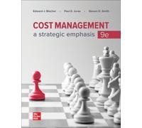 Edward Blocher Paul J Looseleaf for Cost Management: A S (Rilegatura flessibile)