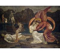 Edward Burne Jones arte murale scena mitica mitica mitica preraffaellita