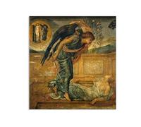 Edward Burne-Jones Dipinto su Tela Cupido trovare psiche addormentato Repliche Stampe Riproduzione Quadri Famosi su Tela Quadri Moderni Soggiorno Camera da Letto E Bagno60x60cm(24x24in)poster