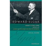 Edward Elgar Great Is The Lord Op.67 (Sheet Music)