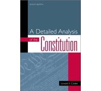 Edward F. Cooke A Detailed Analysis of the Constitution (Tascabile)