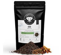 Edward Fields Tea ® - Tè nero Chai latte biologico sfuso. Tè biologico raccolto a mano con ingredienti e aromi naturali e biologici, 100 g, India.