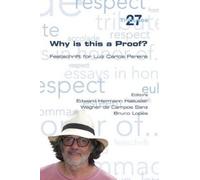 Edward Hermann Haeusler Why is this a Proof? (Tascabile)