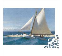 Edward Hopper Puzzle in Legno Per Adulti, Museo Puzzle Di, Pittura ad olio Puzzle Da 1000 Pezzi Giochi Educativi Puzzle, Dipinti Di Fama Mondiale Puzzle