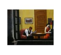 Edward Hopper Stanza a New York》Stampa Artistica su Tela Decorazioni da Muro per Soggiorno Camera da Letto Decorazione Senza Cornice(20x25cm-8x10inch), senza cornice
