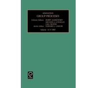 Edward J. Lawler Advances in Group Processes (Copertina rigida)