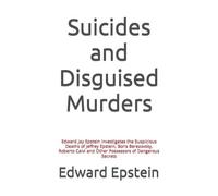 Edward Jay Epstein Suicides and Disguised Murders (Tascabile)